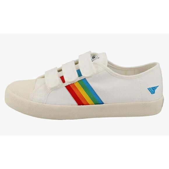 Vegan Gola Classics Womens Coaster Rainbow Strap Sneakers US SIZE 9 - Picture 5 of 9